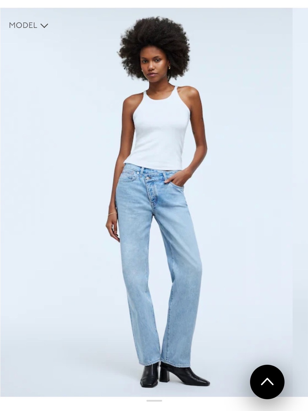 Madewell low slung straight jeans - size 27